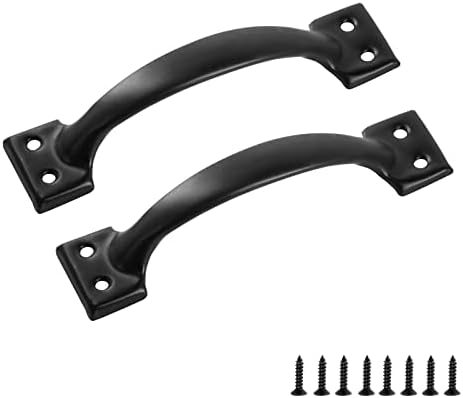 Versatile Curved Black Cabinet Door Handles