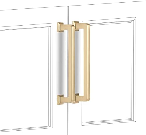 COTYKILEY 10-Piece 5-Inch Gold Cabinet Pulls for Kitchen Cabinets