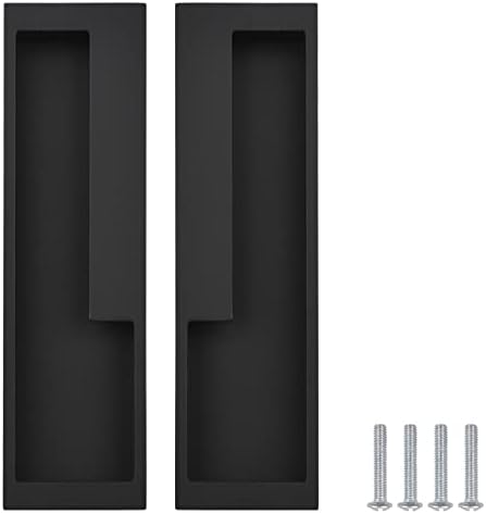 Fits Perfectly - Matte Black Flush Pull Handles