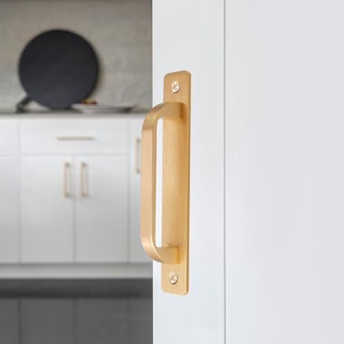 Durable and Rust-Resistant 5-Inch Brushed Gold Cabinet Pulls