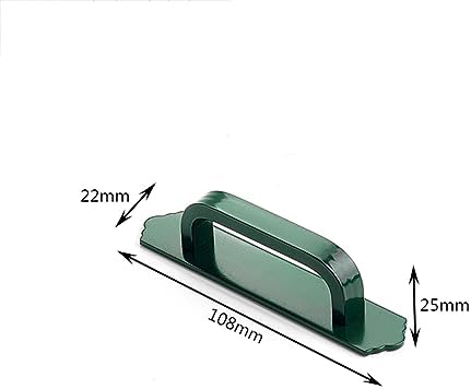 2-Piece Aluminum Alloy Sliding Gate Pulls with Self-Adhesive