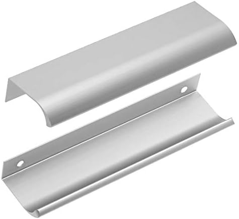 BokWin 6-Piece 150mm Edge Pulls Durable Silver Back-Mount Handles
