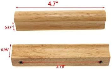 Natural Solid Wood Drawer Pulls 38-inch