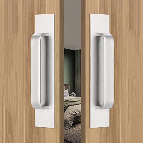 2pcs Self-Adhesive Barn Shed Garage Door Handles with Back Plate