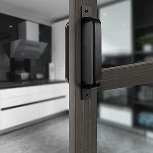 Two-Piece 128mm Aluminum Alloy Sliding Door Handles Pull Push