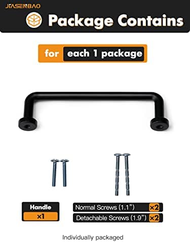 JIASENBAO 5 Inch Hole Center Cabinet Pulls 10 Pack Modern Matte Drawer Handles