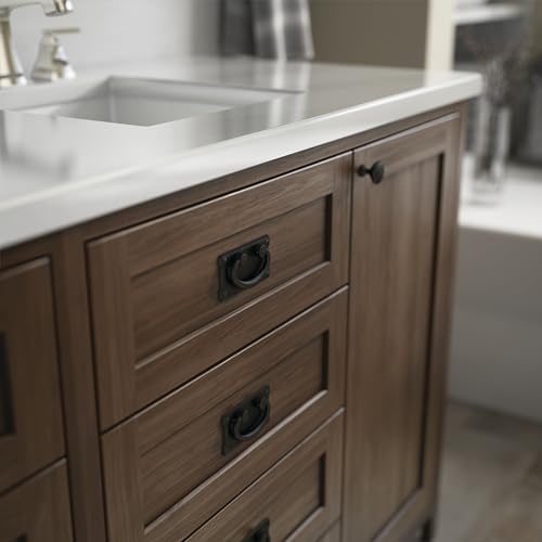 Franklin Brass 5-Pack Matte Black Cabinet Handles for Kitchen Bathroom Drawers