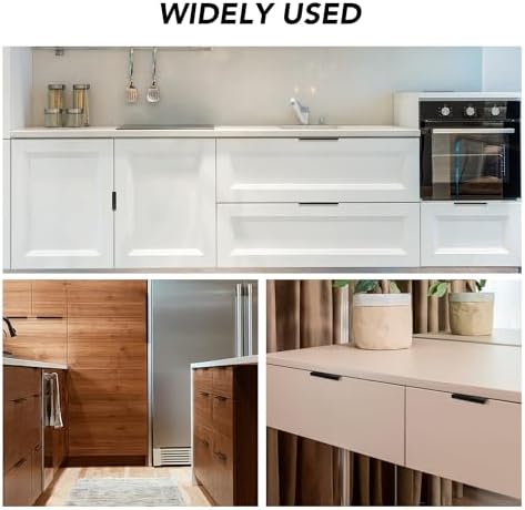 Elegant Black Finger Pulls for Cabinets
