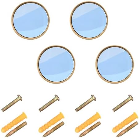 Customizable Sky Blue Kitchen Cabinet Knobs 4-Pack