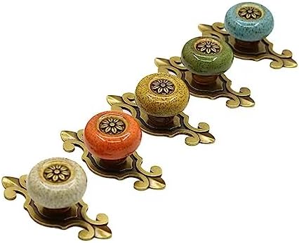 Vocal Pair of Retro Ceramic Knobs