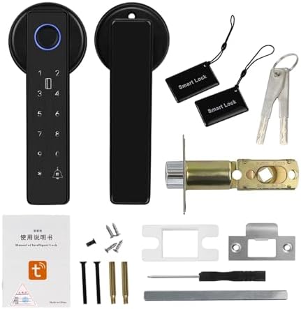 Secure Convenient Smart Door Lock with Fingerprint Remote Unlocking