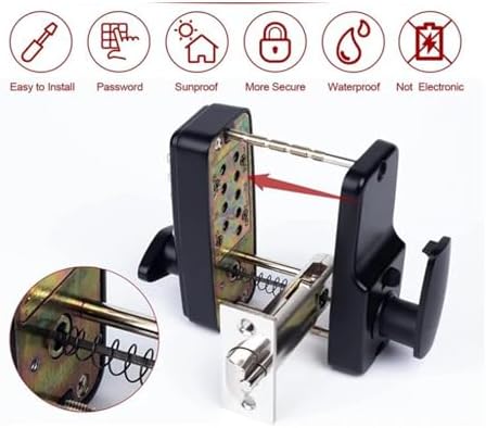 Smart Lock with Keyless Entry and Anti-Theft Waterproof Deadbolt