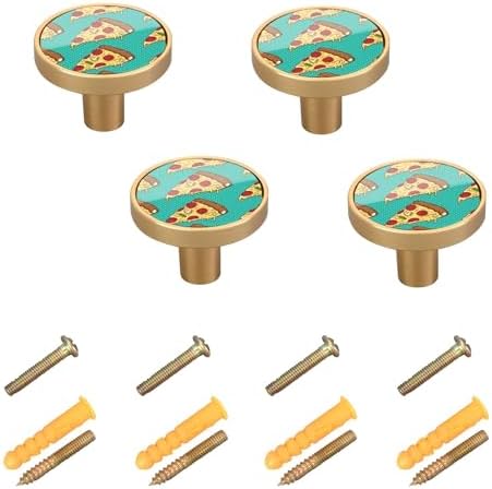 Xigua 4-Piece Pizza Slice Cabinet Knobs