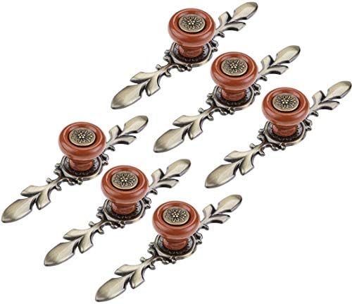 ZMQJEQANBG Retro Cabinet Door Knobs 6PK
