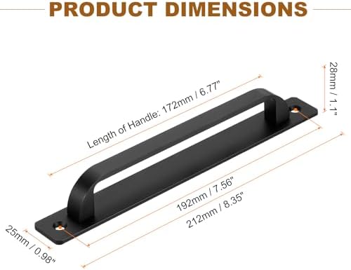 Barn Door Handle 835inch 1 Pcs Aluminum Alloy Durable Door Pull