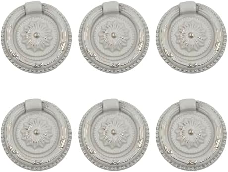 Elegant 6 Piece Off-White Drawer Pulls