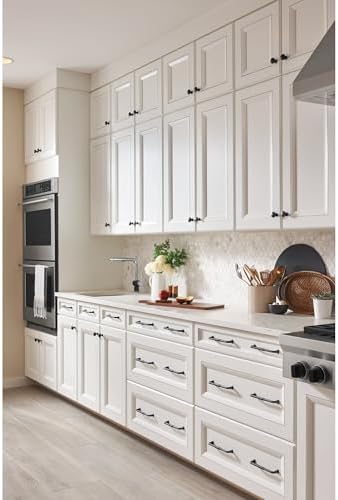 Top Knobs TK1003BLK Cabinet Handle Pull 5-116 Inch Center to Center