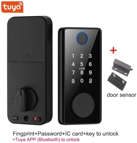 Tuya Smart Deadbolt Lock with Fingerprint Keyless Door Security