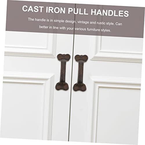 HOMSFOU Antique Cast Iron Handles