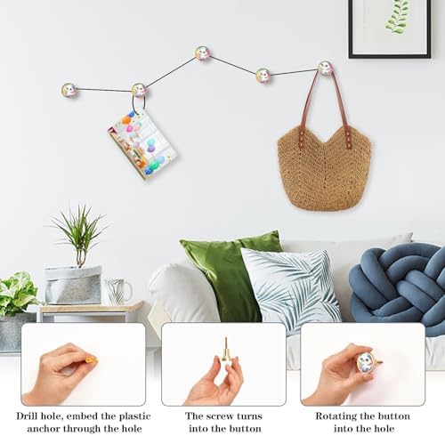 Customizable Cartoon Cute White Bird Knobs for Bookcases Pack of 4