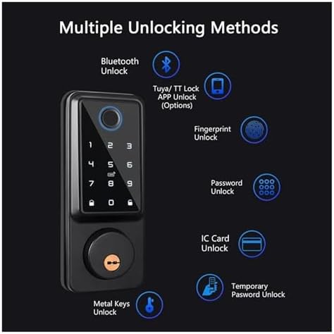 FJZKTEG Smart Deadbolt Lock with Tuya APP
