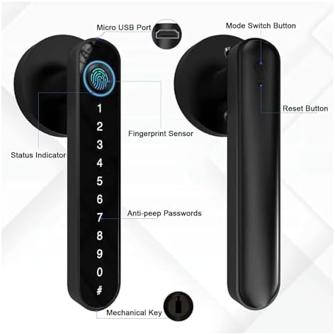 Fingerprint Password Door Lock for Home