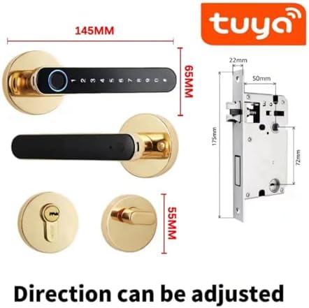 Fingerprint Password Door Lock for Home