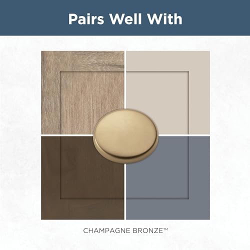 5-Pack acrylic cabinet handles Champagne Bronze Francisco pulls