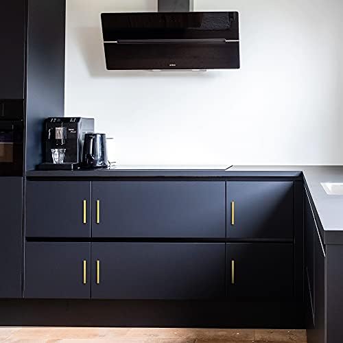 Sturdy 30-Piece Stainless Steel Cabinet Handle Set for brushed Brass