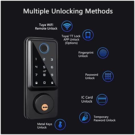 TTLock Smart Deadbolt with Fingerprint and WiFi Control
