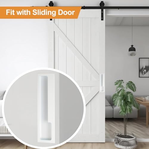 Sturdy Zinc Alloy Flush Pulls Modern Design Easy Install