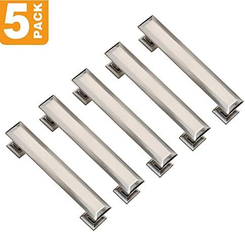 Southern Hills 4 Inch Brushed Nickel Cabinet Pulls 5 Pack 1