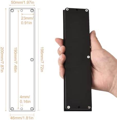 Fits Perfectly - Matte Black Flush Pull Handles