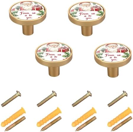 Xigua 4-Piece Santa Claus Knobs