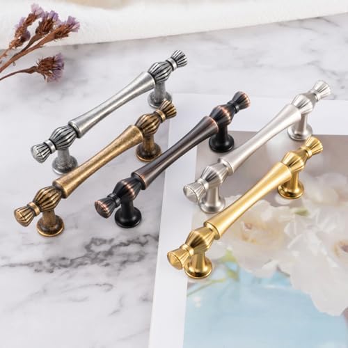 Beautiful 3-inch brushed Gold Cabinet Pulls Set of 10