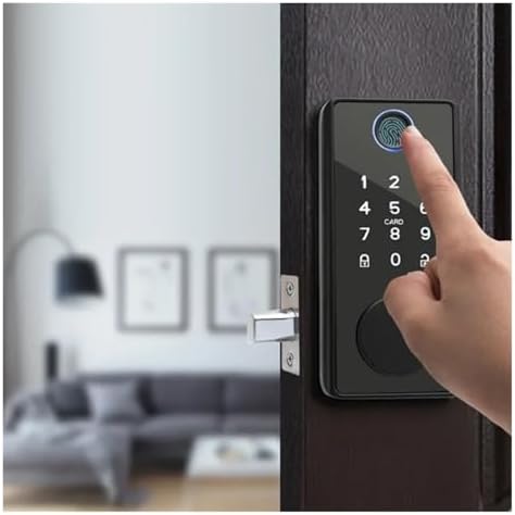 Smart Deadbolt Lock with Built-in Doorbell Face unlock