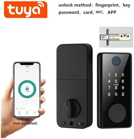 Smart Deadbolt Lock with Built-in Doorbell Face unlock