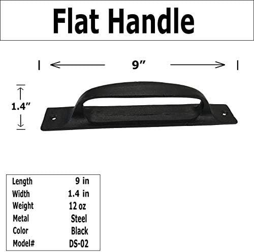 9 Flat Iron Handle