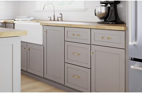 5-Pack acrylic cabinet handles Champagne Bronze Francisco pulls