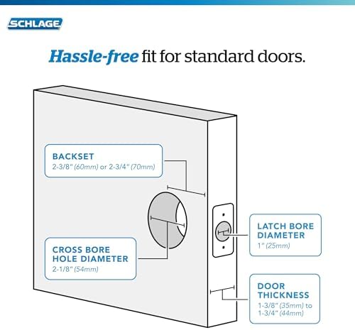 Schlage B60 N GRW Deadbolt - Matte Black