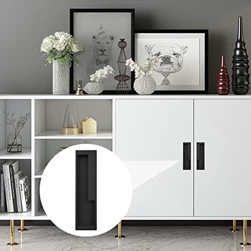 Fits Perfectly - Matte Black Flush Pull Handles