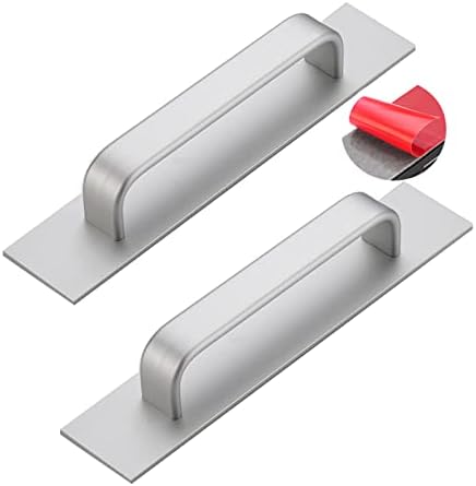 2pcs Self-Adhesive Barn Shed Garage Door Handles with Back Plate