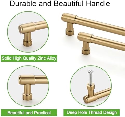 TUNNY Modern cabinet handle sources -5128mm High-Quality Chrome Cabinet Pull