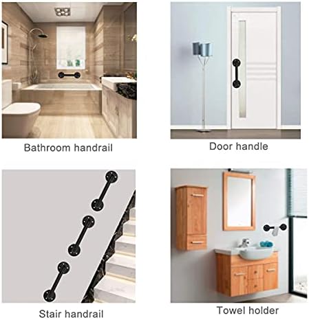 HighFree 12 Cast Iron Pipe Door Handle Industrial Retro Style