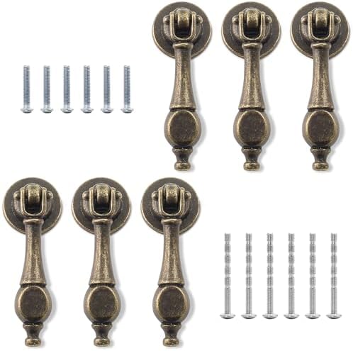 6-Piece Vintage Bronze Antique_pulls