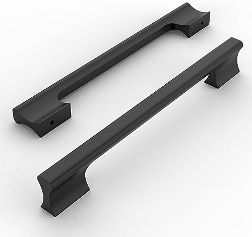 Amerdeco 10-Piece Matte Black Cabinet Pulls