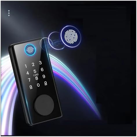 Tuya Smart Deadbolt Lock with Fingerprint Keyless Door Security