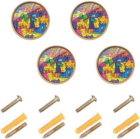 Doodle Windmill Cabinet Knobs