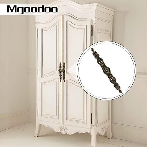 Mgoodoo 5-Piece Antique Bronze Knobs with 15 Screws for cabinets