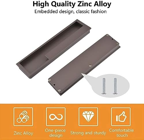 Zinc Alloy Flush Pull Handles Set